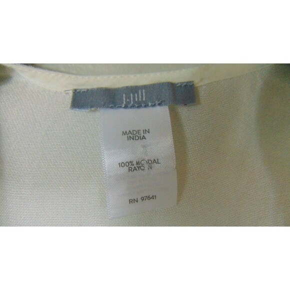 J Jill Paisley Poncho Shawl Womens One Size Open Front Fringe Boho Wrap - Picture 9 of 12